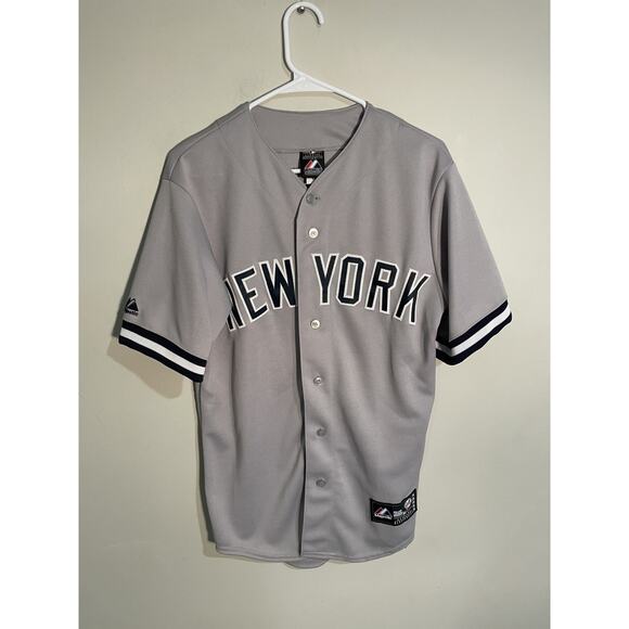 Majestic New York Yankees Jeter’s Leaders Baseball‎ Jersey Men’s Size Small RARE